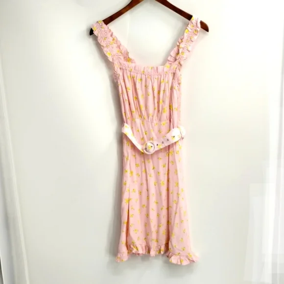 Faithful the Brand Midsummer Dress Pink Luda Floral Print - Picture 2 of 16
